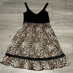 Bebe Cheetah Print Dress